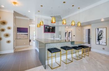 Community center kitchen interior